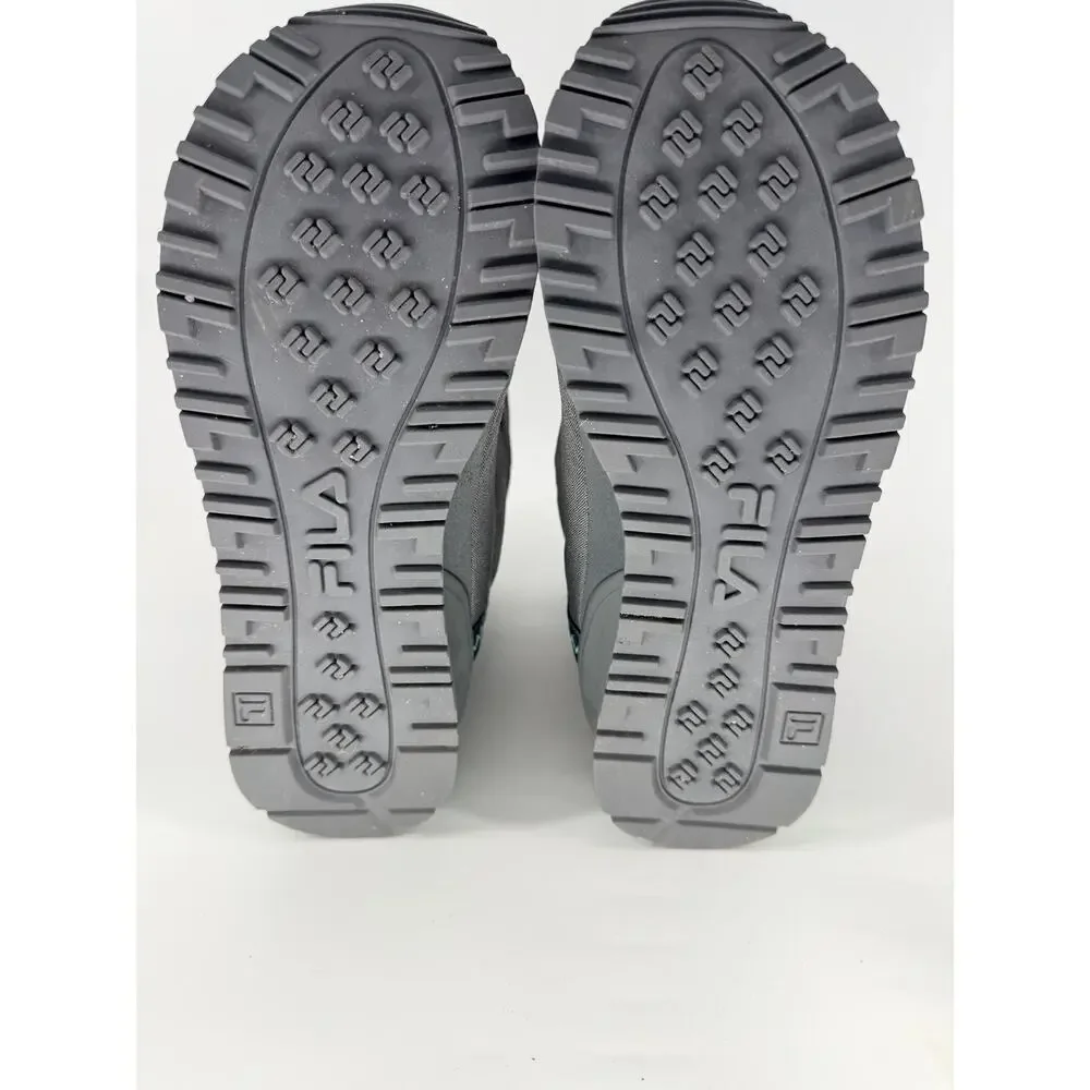 FILA Lola Mini Kids Snow Boots Grey Puffer Winter Shoes‎ Size US 4Y-5Y Gorpco